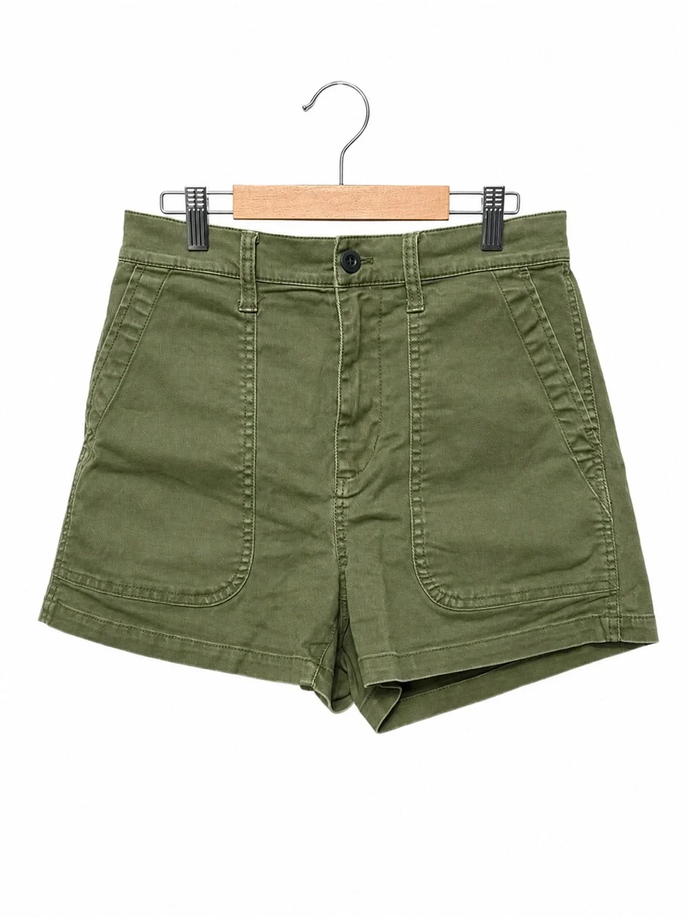 Madewell Shorts Perfect Vintage Fatigue Short Army Green Olive